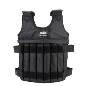 Chalecos para hombres 20kg50kg Chaleco ponderado de carga para entrenamiento de boxeo Entrenamiento Equipo de ejercicios Chaleco ajustable Chaqueta Ropa de arena 230826