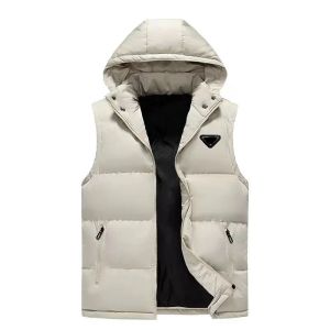 Gilets pour hommes et hiver vers le bas coton gilet hommes femmes épaissi chaud concepteur doudoune hommes vers le bas gilets veste