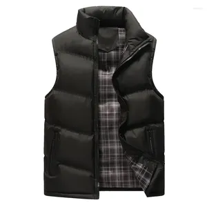 Gilets pour hommes Automne Hiver 2024 Capacité de course Coton Gilet Édition Coréenne Jeunesse Sweetheart Tendance Beau Manteau Chaud Veste B51