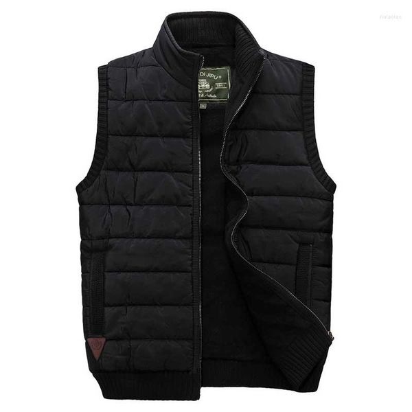 Gilets pour hommes Automne Hiver Gilet polaire Hommes Casual Veste sans manches Fahion Gilet chaud Lâche Baggy Soft Outwear Vêtements masculins