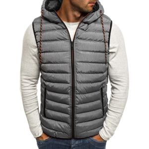 Herenvesten Herfst Winter Vest Pufferjassen Mode Mouwloos Vest Jassen Slim Fit Heren Katoenen Donsjack Heren Casual Vest 231025