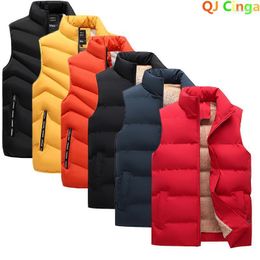 Hommes Gilets Marque Vêtements Gilet Veste Hommes Automne Chaud Sans Manches Mâle Hiver Casual Gilet Hommes Plus La Taille Veste Homme 5x Guin22