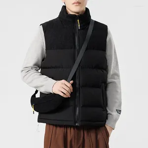 Gilet pour hommes Brand de volets en polaire Vestes de gilet chaud homme épais coton mâle d'automne vestes en velours côtelé