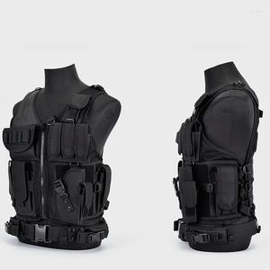 Herenvesten Ademend tactisch Vest Militaire gevechtspantser Veiligheid Hunting Army Outdoor CS Game Jacket Training Suit