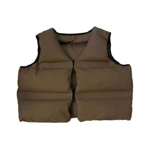 Men's Vests Chaokan's hetzelfde bovenlichaam kan aan beide kanten slijten. High Street Fashion Knappe Ruffian Warm Coat Vest