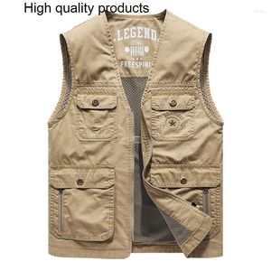 Gilets pour hommes Gilet d'escalade Hommes Vêtements de chasse Robe de motocycliste Veste sans manches Manteau Printemps Travail Homme Formel Rembourré