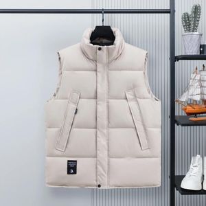 Heren Vesten Katoen Gewatteerd Vest Jas Mannen Puffer Jassen Mouwloze Jas Dikker Warm Casual Vest Kleding Winter Plus Size 5XL