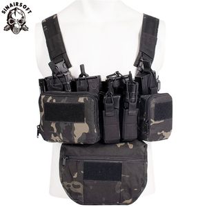 Herenvesten CS Match Wargame TCM Chest Rig Airsoft Tactical Vest Militaire Gear Pack Magazine Pouch Holster Molle System Taille Men Nylon SWAT 220919