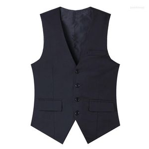 Gilets pour hommes sur mesure hommes gilet costume gilets blazers vestes décontracté mode slim fit sans manches affaires