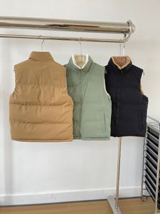 Gilets pour hommes Gilets pour hommes en duvet de créateur Gilets d'hiver pour hommes Vestes chaudes pour hommes et femmes Manteau réversible sans manches pour l'extérieur