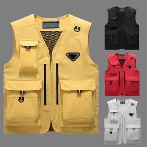 Herenvesten Designer Jacket Tanktop Stylist Luxe dames mannen Vest Outdoor Camping met meerdere zakken hoogwaardige paren winddichte mouwloze jassen Parka