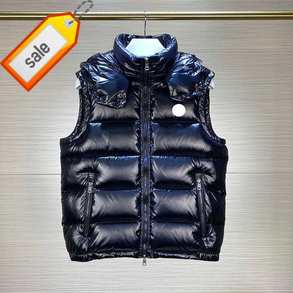 Gilets pour hommes Designer Tibb Mens Hood Down France Marque Femmes Bormes Vest Veste d'hiver Brodé Badge de poitrine Vestes d'extérieur chaudes