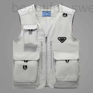 Gilets pour hommes Gilet de designer Manteau pour hommes d'été Sports de plein air Casual Multi-poches Multi-fonctions Col V Mode Femme IVX4