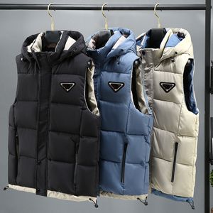 Herenvesten Designer Vest Winter Jackets Fashion Heren Pocket Jacket Sweatshirt Sweatshirt Hoogwaardige mouwloze zippermateriaal Losse modetrendjas