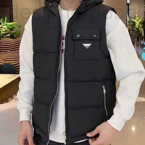 Gilets pour hommes designer Hiver vers le bas gilets hommes femmes veste à capuche pd gilet logo brodé parka cardigan à fermeture éclair manteau coton vestes 4xl 5xl 7UC9