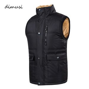 Gilets pour hommes DIMUSI automne hiver hommes gilet mâle coton épais chaud gilet polaire thermique doux gilets hommes coupe-vent sans manches veste 7XL 231101