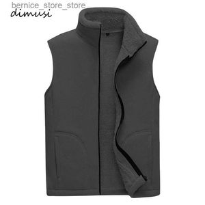 Chalecos para hombres Dimusi Mens Chalecos Invierno Casual Winter Wistcoats Fashion Thermal Chalss Jackets Sleeveless Windbreak Vests Ropa 8xl Q231208