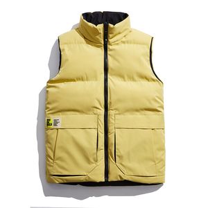 Gilets pour hommes en coton épaississant et velours mode veste double face 221130