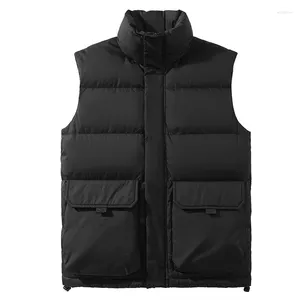 Gilets en duvet pour hommes et femmes, gilet chaud sans manches, salopette, même Style