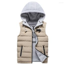Coletes masculinos requintado produto de inverno masculino frente e verso colete para baixo de algodão jovem engrossado jaqueta estudante colete