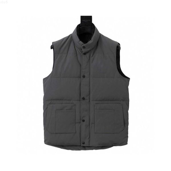 Gilets pour hommes Gilet Designer Gilet Veste Luxe Down Femme Gilets Plume Rempli Matériel Manteau Graphite Gris Noir et Blanc Bleu Pop Couple Taille Sxxl CSRP