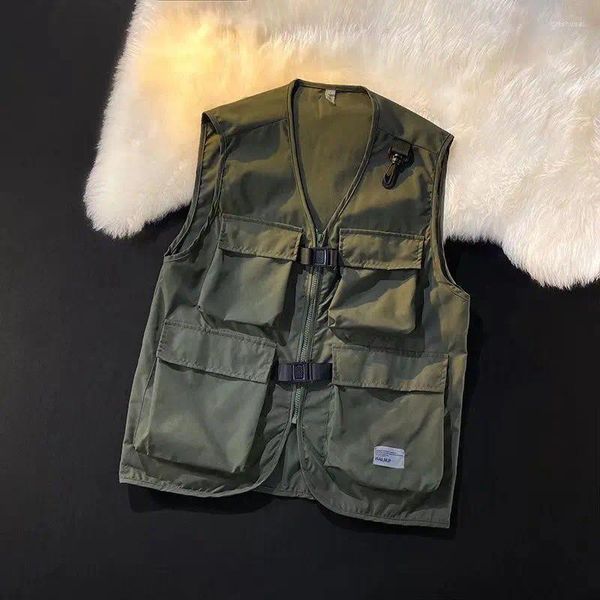 Gilet pour hommes de style rétro de style japonais