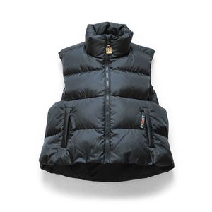 Herenvesten Kapital Hirata Hehong Herfst Winter Yu Wenle Stand Kraag los Verdikt Paar Down Cotton Vest