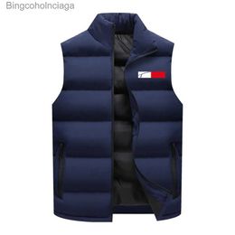 Gilets pour hommes coréen automne et hiver gilet pour hommes grande taille marée marque vers le bas coton gilet sans manches veste garçon TrendL231014