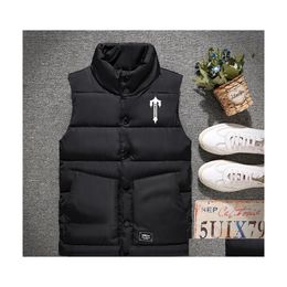 Gilets pour hommes London Trapstar Jacket Mens Style Real Feather Down Winter Fashion Vest Bodywarmer Advanced Waterproof Fabric Drop Deliv Dhbj6