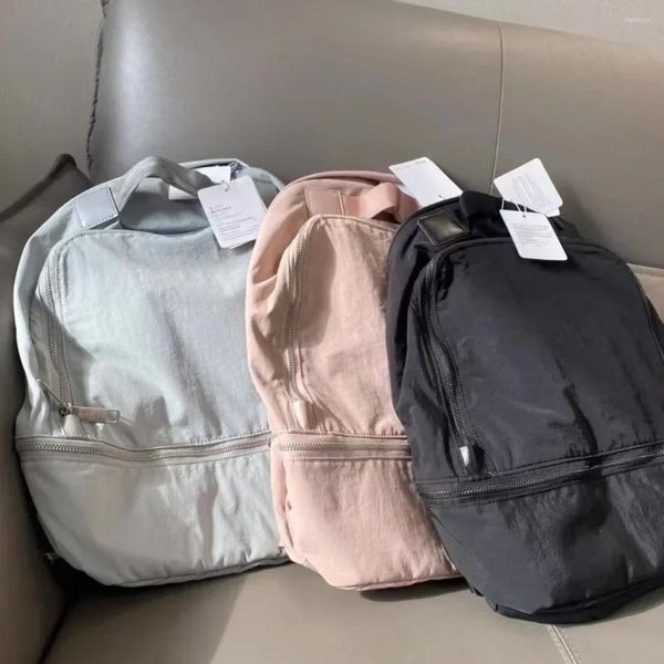 Chalecos para hombres LuluBag Bolsa unisex 2024 Mochila multifuncional Gran capacidad Mismo estilo para hombres y mujeres