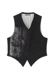 Herenvesten mamelicce tijger resterende droom luxe ontwerper pak vest voor mannen vest unisex gilet vrouwen casual