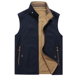 Hommes gilets homme habiller formel gilet Gentleman sans manches libère armée mâle vêtements noir gilet sac social luxe 230320