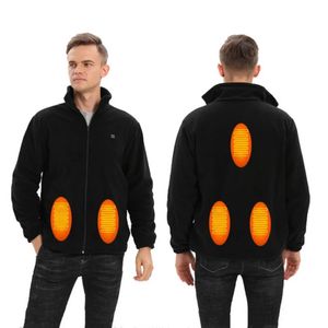 Heren Vesten Heren Verwarmde Truien Winter Herfst Verdikte Jassen Vest Jassen Fleece Verwarming Kasjmier Mode Slanke Jas 231218