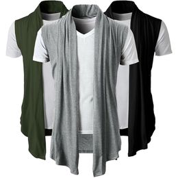 Heren Vesten Heren Casual Vest Mouwloos Vest Jas Vest Effen Kleur Trend Casual Thuis Vest 220921