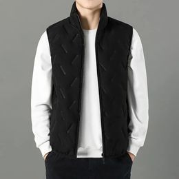 Gilets pour hommes Gilet polaire léger FullZip pour hommes, veste sans manches coupe-vent en plein air, vêtements d'extérieur chauds d'hiver, gilet pour hommes 231005