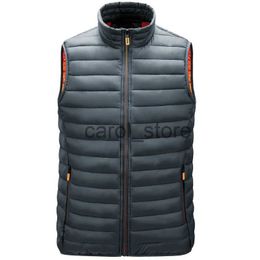 Gilets pour hommes Vestes pour hommes Vestes sans manches Gilet 2022 Automne Hommes Gilet chaud Homme Hiver Casual Rembourré Coton Gilet Chalecos Para Hombre J231211