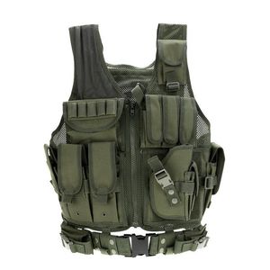 Gilets pour hommes Gilets pour hommes Gilet tactique Armée Militaire Combat Armure Gilet Équipement de chasse Équipement de paintball Gilet de protection multi-poches