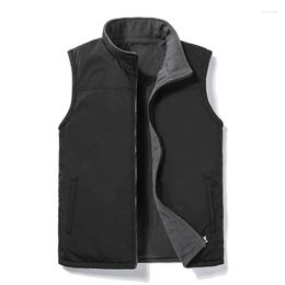 Hommes gilets hommes sans manches Gilet veste 2023 automne hiver décontracté chaud Gilet Outwear mâle Sports de plein air Gilet manteau Chaleco Hombre