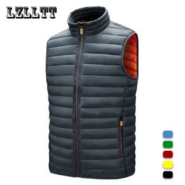 Chalecos para hombres Chaleco para hombre Chaquetas sin mangas para hombre Otoño Invierno Cálido Chaleco impermeable a prueba de viento para hombre Primavera Casual Chaleco de moda Chaquetas para hombre 231026