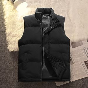 Gilets pour hommes Hommes Gilet Veste Hommes 2023 Automne Hiver Chaud Vestes Sans Manches Casual Gilet Taille M4XL Mâle Manteaux Homme Vêtements 230914