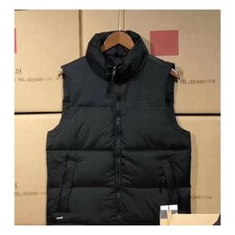 Gilets pour hommes Hommes Gilet Gilet Hommes Designs Femmes Hiver Down Bodywarmer Gilets Mans Veste Puffer Extérieur Chaud Sans Manches Feath Dhxdn