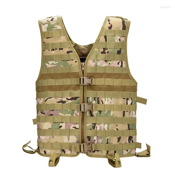 Gilets pour hommes Gilet d'entraînement de combat militaire Hommes Démontage rapide Léger Tactique Multifonctionnel CS Live Action Field Body Armor