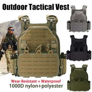 Chalecos para hombres Molle Chaleco táctico Hombres Placa Yakeda Nylon Molle Pecho Rig Impermeable Resistente al desgaste Fácil de operar Accesorio táctico 230823