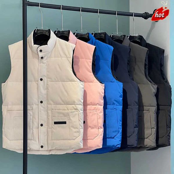 Nouveaux hommes noirs Freestyle réel plume vers le bas hiver mode gilet corps plus chaud avancé tissu imperméable hommes femmes gilets veste sport