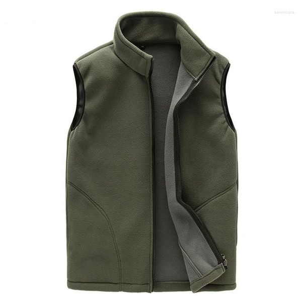 Chalecos para hombre Chaleco con bolsillos cálidos para exteriores Deporte Sin mangas Parejas Hombres Abrigo con cremallera Chaqueta de invierno Abrigos Chaquetas Kare22