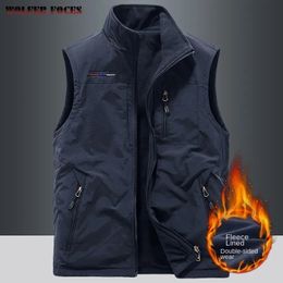 Herenvesten voor buiten Gilet Heren Casual Verwarmd vest Heren Grote maten Lichaamswarmer Wandelkleding Luxe Thermisch Mode Verwarmingswinterjas voor heren 231219