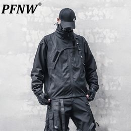 Gilets pour hommes PFNW Gilet American Darkwear Trendy Outdoor Vest Niche Design Printemps Automne Veste Lâche Casual Punk 12Z54 230914