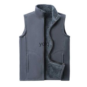 Chalecos para hombres Tallas grandes Cashmere Hombres Sin mangas V Jaets Moda Lana Masculina Abrigos acolchados de algodón Chalecos cálidos Cloing 8XLyolq