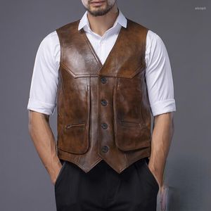 Hommes gilets en cuir PU gilet hommes moto gilet manteau 2022 chaud automne sans manches veste velours solide vêtements marque C56