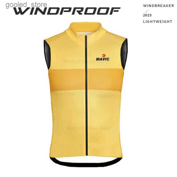 Chalecos para hombres RX MAVIX Nuevo chaleco de equitación unisex Bicicleta de carretera Chaqueta a prueba de viento MTB Bicicleta Sin mangas Camiseta sin mangas Bicicleta Equipo profesional Chaleco resistente a los rayos UV Q231129